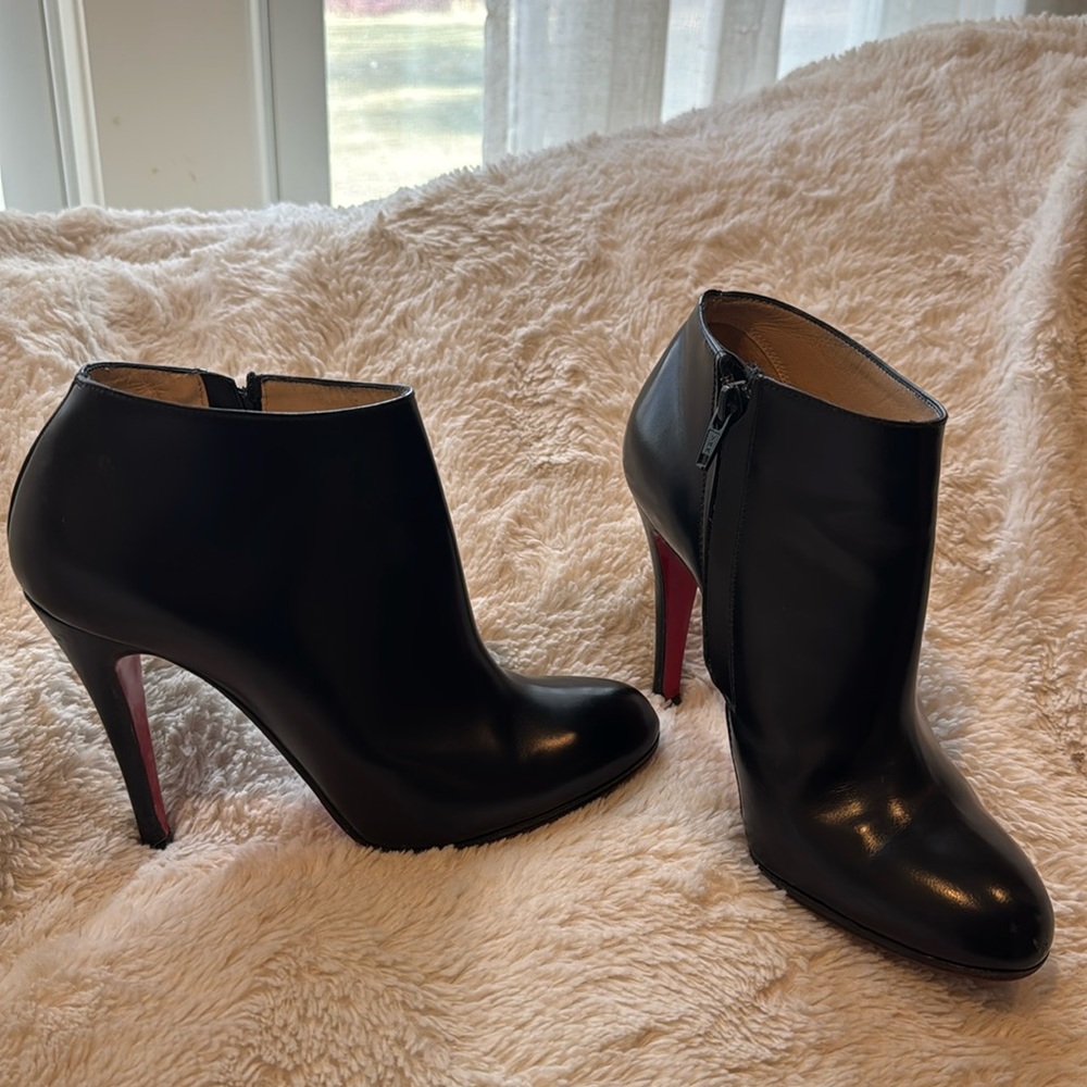Christian Louboutin size 37 Black Booties